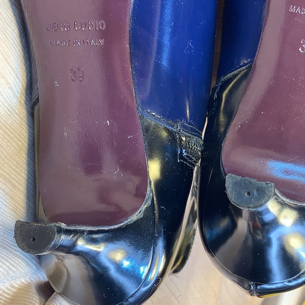 Tipe E Tacchi leather kitty heel made in Italy - Picture 8 of 16